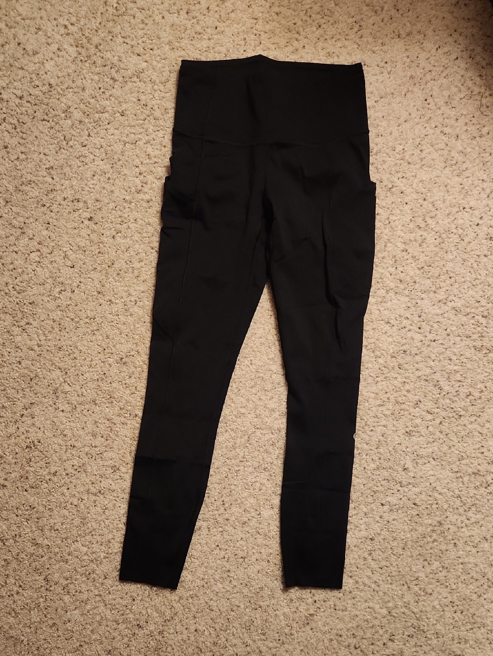 Never Worn Lululemon Women's Black High-Waist Leggings w/ Pockets, Size 4